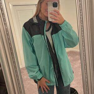 Frogg Toggs Rain Jacket – Size L/XL – Teal & Black